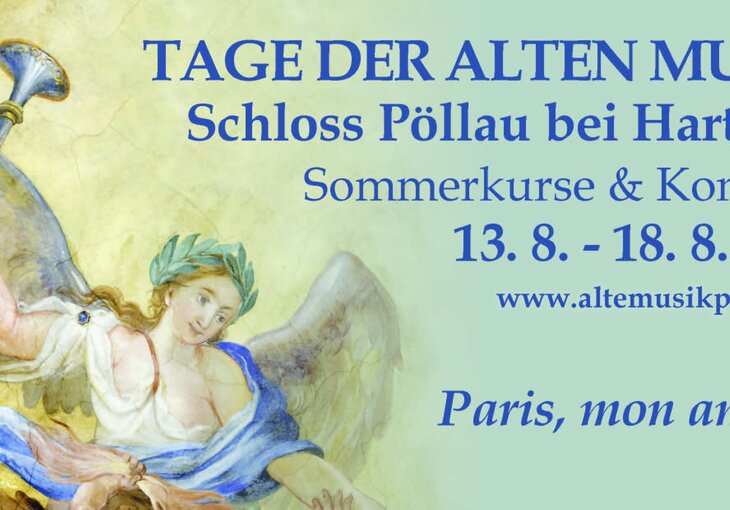 Sujet Alte Musik Schloss Poellau 2019