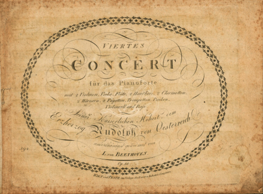 Titlepage 4. KK, Beethoven © Beethoven-Haus Bonn